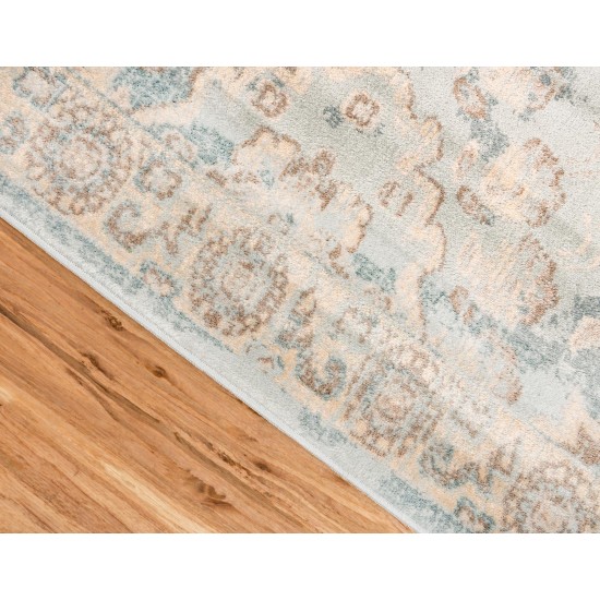 Rug Unique Loom Paris Light Blue Rectangular 12' 2 x 16' 0