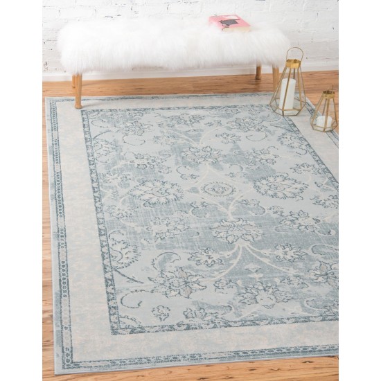 Rug Unique Loom Paris Light Blue Rectangular 12' 2 x 16' 0