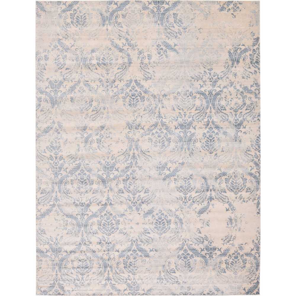 Rug Unique Loom Paris Blue Rectangular 12' 2 x 16' 0