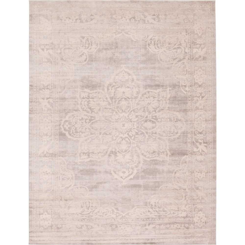 Rug Unique Loom Paris Gray Rectangular 12' 2 x 16' 0