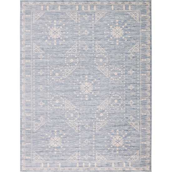 Rug Unique Loom Paris Blue Rectangular 12' 2 x 16' 0