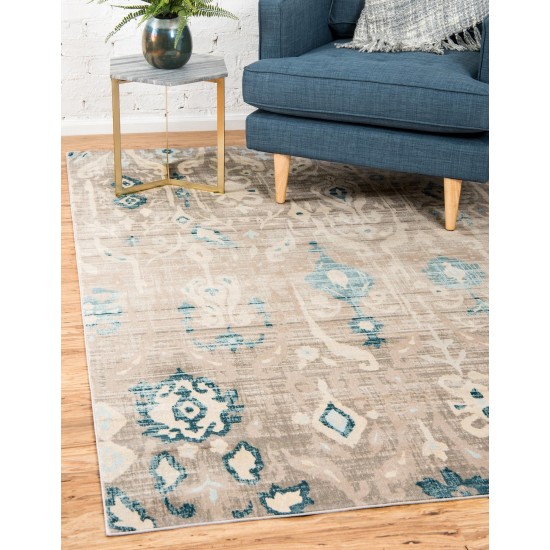 Rug Unique Loom Paris Beige Rectangular 10' 0 x 13' 0