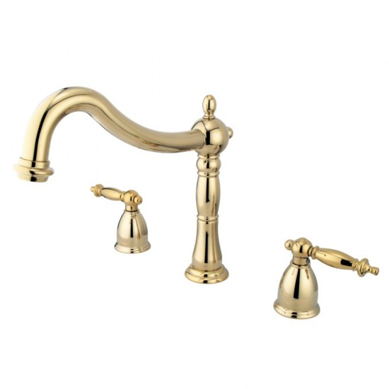 Kingston Brass Heritage Roman Tub Faucet, Polished Brass