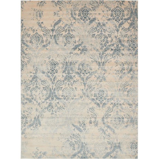 Rug Unique Loom Paris Blue Rectangular 10' 0 x 13' 0