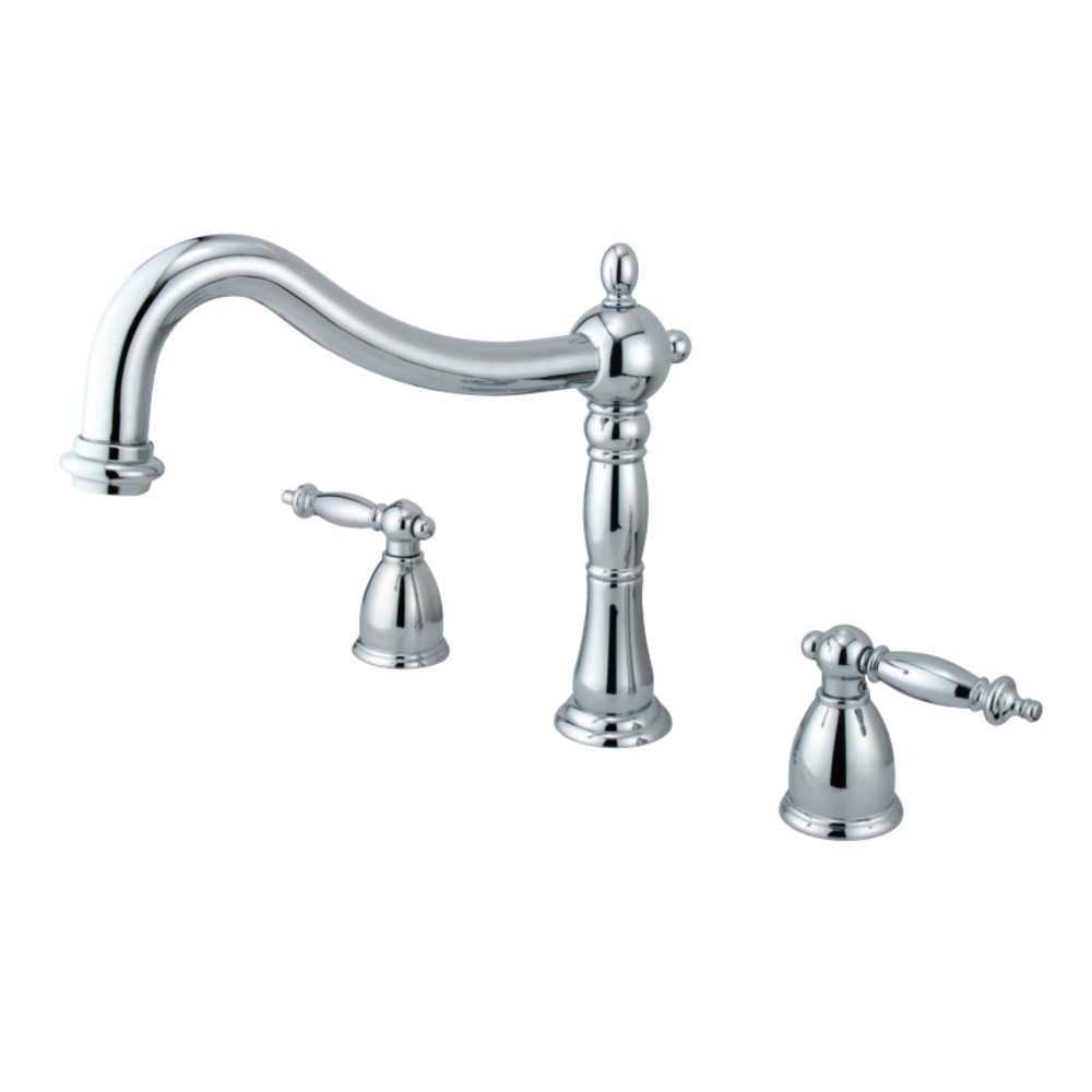 Kingston Brass Heritage Roman Tub Faucet, Polished Chrome