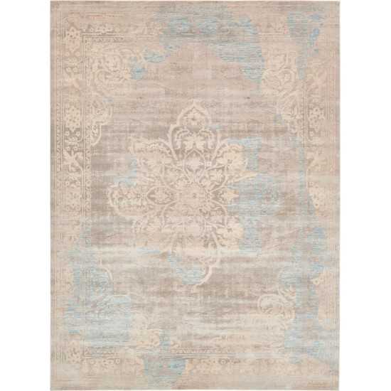 Rug Unique Loom Paris Taupe Rectangular 10' 0 x 13' 0