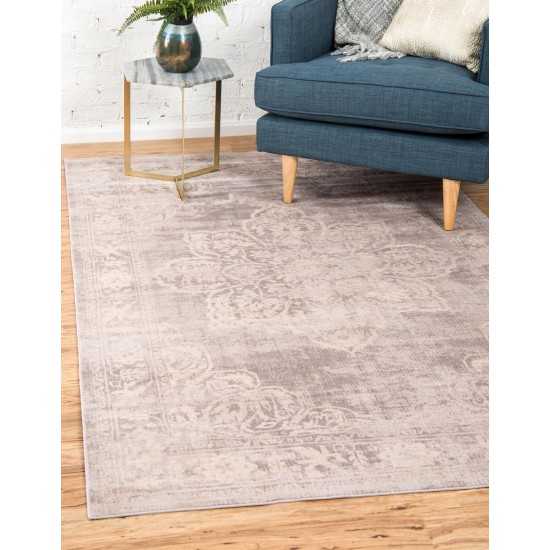 Rug Unique Loom Paris Gray Rectangular 10' 0 x 13' 0