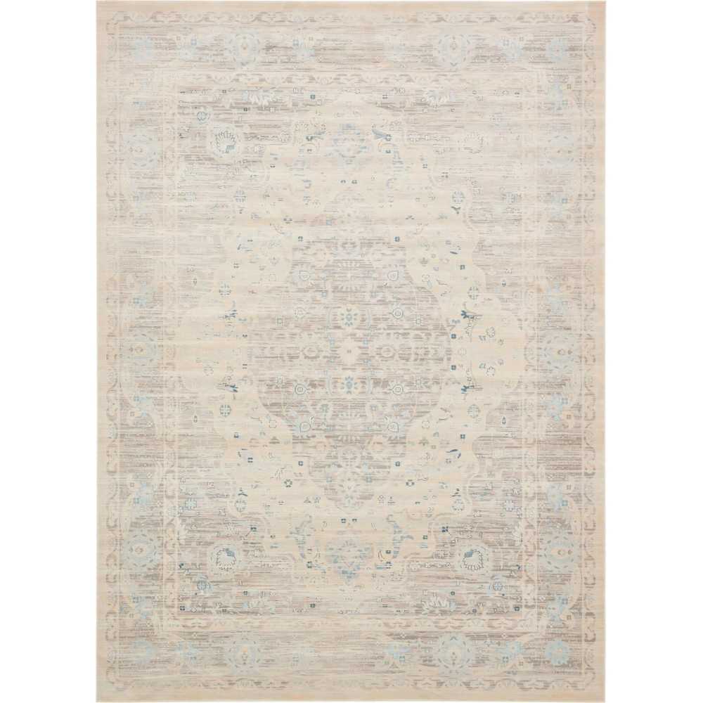 Rug Unique Loom Paris Taupe Rectangular 10' 0 x 13' 0