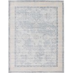 Rug Unique Loom Paris Light Blue Rectangular 9' 0 x 12' 0