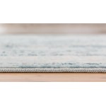 Rug Unique Loom Paris Light Blue Rectangular 9' 0 x 12' 0