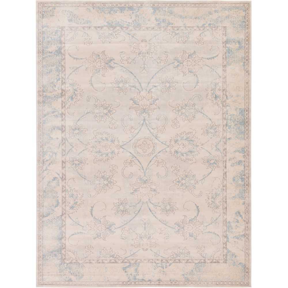 Rug Unique Loom Paris Beige Rectangular 9' 0 x 12' 0