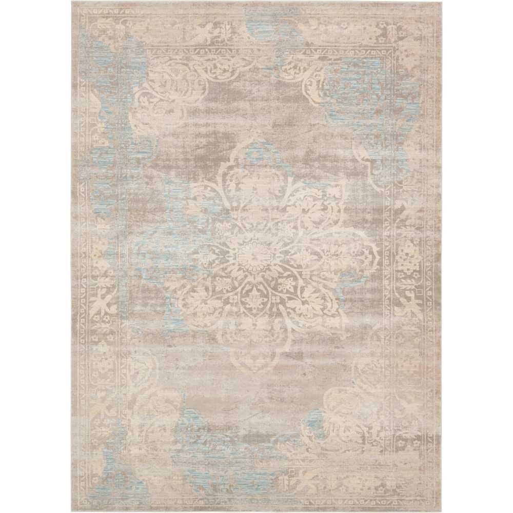 Rug Unique Loom Paris Taupe Rectangular 9' 0 x 12' 0