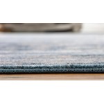 Rug Unique Loom Paris Blue Rectangular 9' 0 x 12' 0