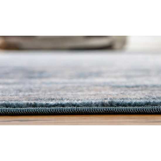 Rug Unique Loom Paris Blue Rectangular 9' 0 x 12' 0