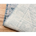 Rug Unique Loom Paris Blue Rectangular 9' 0 x 12' 0