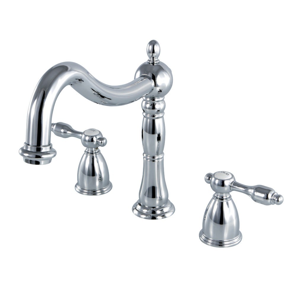 Kingston Brass Tudor Roman Tub Faucet, Polished Chrome