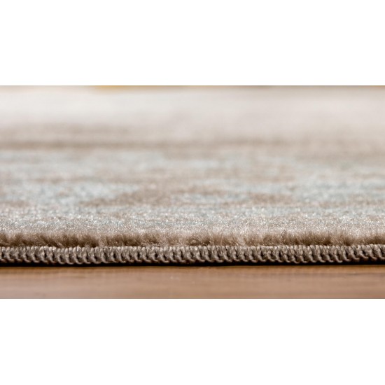 Rug Unique Loom Paris Taupe Rectangular 8' 0 x 10' 0