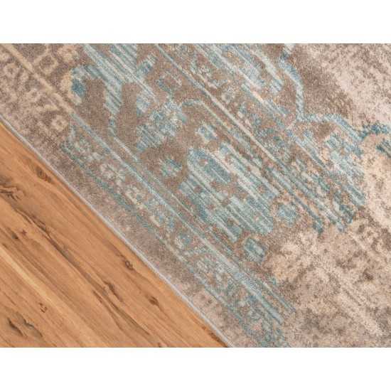 Rug Unique Loom Paris Taupe Rectangular 8' 0 x 10' 0