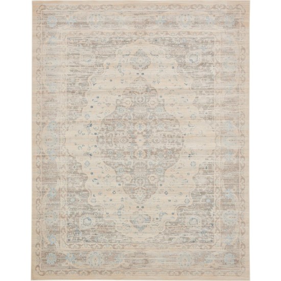 Rug Unique Loom Paris Taupe Rectangular 8' 0 x 10' 0