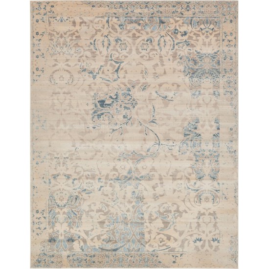 Rug Unique Loom Paris Beige Rectangular 8' 0 x 10' 0