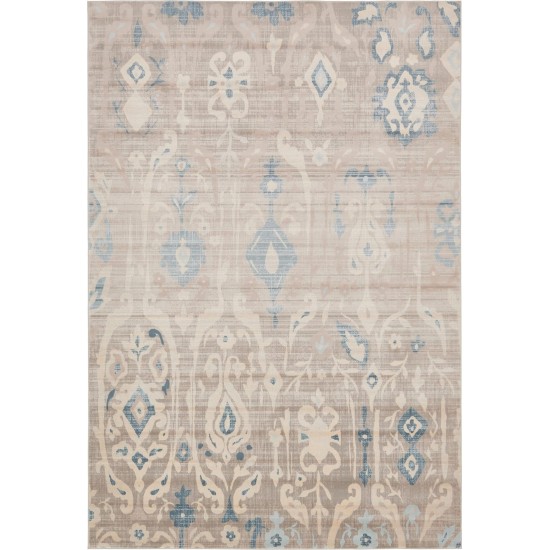 Rug Unique Loom Paris Beige Rectangular 7' 0 x 10' 0