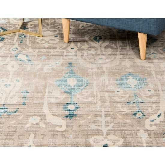 Rug Unique Loom Paris Beige Rectangular 7' 0 x 10' 0