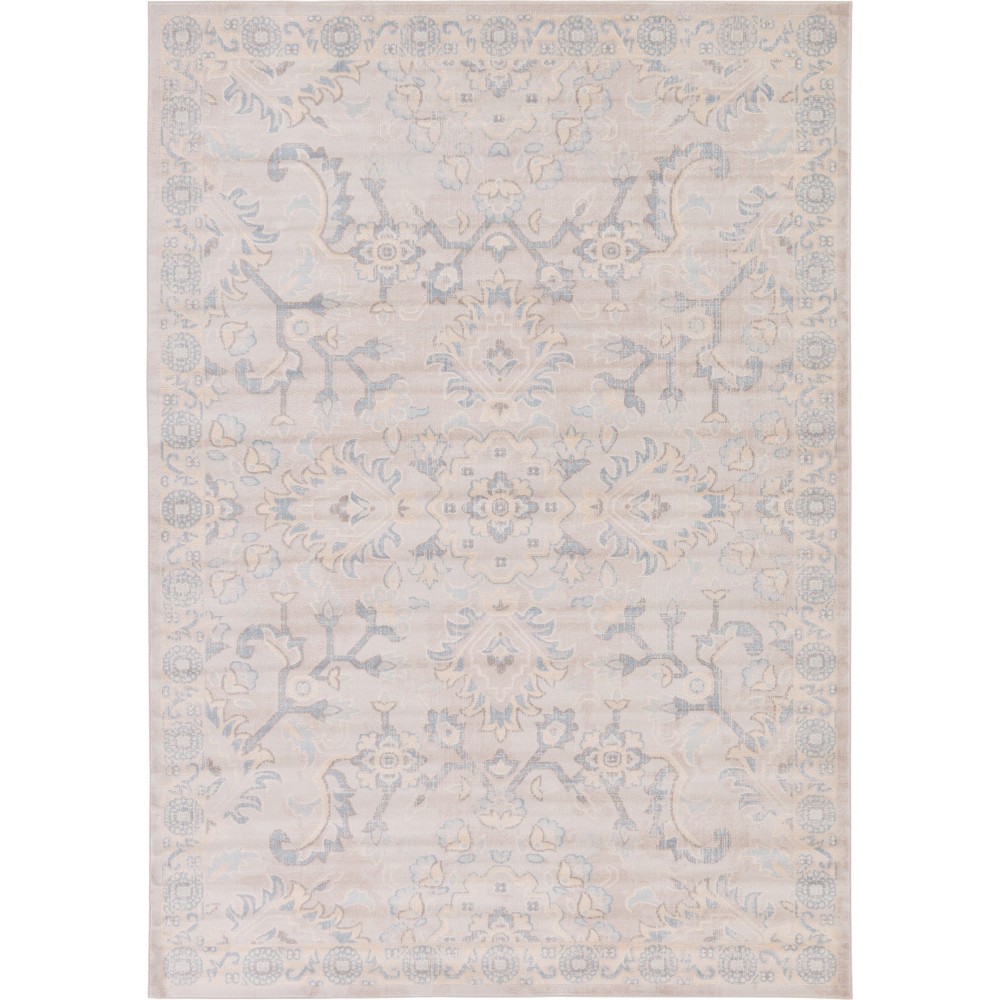 Rug Unique Loom Paris Gray Rectangular 7' 0 x 10' 0 Rug Unique Loom Paris Gray Rectangular 7' 0 x 10' 0