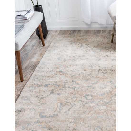 Rug Unique Loom Paris Gray Rectangular 7' 0 x 10' 0