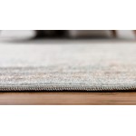 Rug Unique Loom Paris Light Blue Rectangular 7' 0 x 10' 0