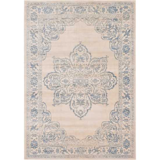 Rug Unique Loom Paris Beige Rectangular 7' 0 x 10' 0