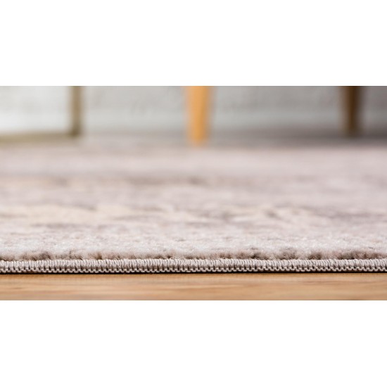 Rug Unique Loom Paris Gray Rectangular 7' 0 x 10' 0