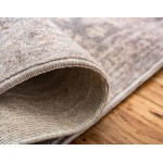 Rug Unique Loom Paris Gray Rectangular 7' 0 x 10' 0