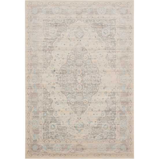 Rug Unique Loom Paris Taupe Rectangular 7' 0 x 10' 0