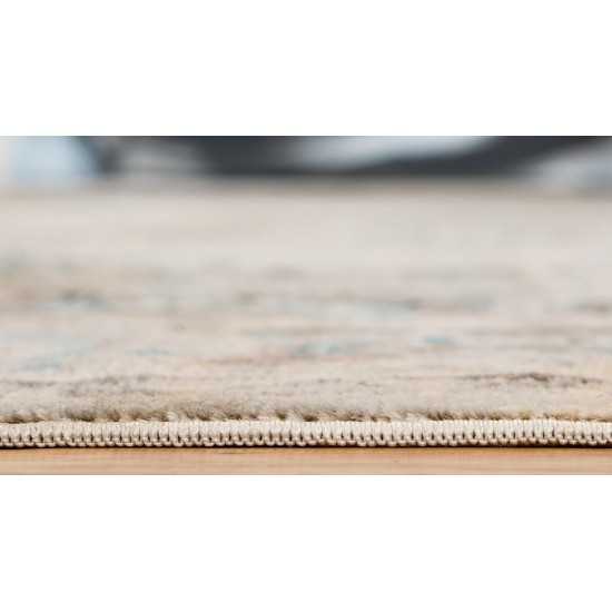 Rug Unique Loom Paris Taupe Rectangular 7' 0 x 10' 0