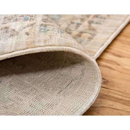 Rug Unique Loom Paris Taupe Rectangular 7' 0 x 10' 0