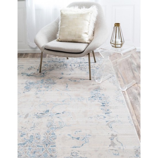 Rug Unique Loom Paris Beige Rectangular 7' 0 x 10' 0