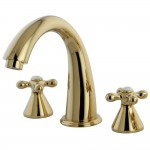 Kingston Brass Naples Roman Tub Faucet, Polished Brass