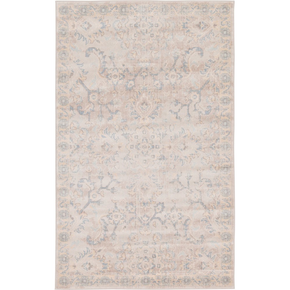 Rug Unique Loom Paris Gray Rectangular 3' 3 x 5' 3