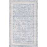 Rug Unique Loom Paris Light Blue Rectangular 3' 3 x 5' 3