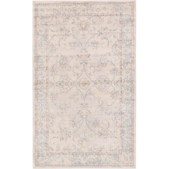 Rug Unique Loom Paris Beige Rectangular 3' 3 x 5' 3