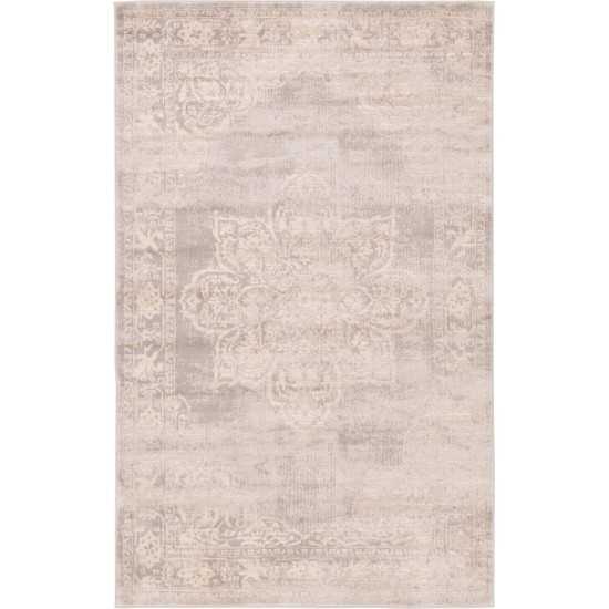 Rug Unique Loom Paris Gray Rectangular 3' 3 x 5' 3