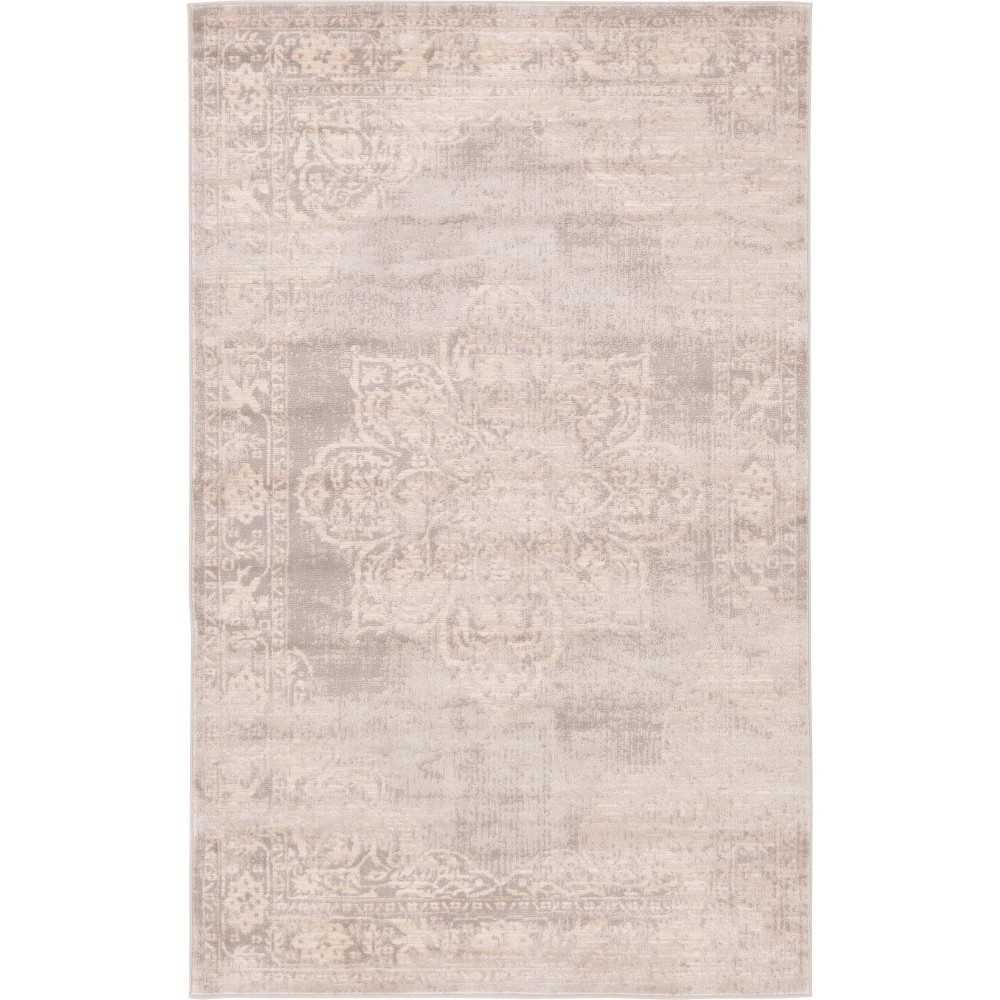 Rug Unique Loom Paris Gray Rectangular 3' 3 x 5' 3 Rug Unique Loom Paris Gray Rectangular 3' 3 x 5' 3