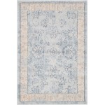 Rug Unique Loom Paris Light Blue Rectangular 2' 2 x 3' 0