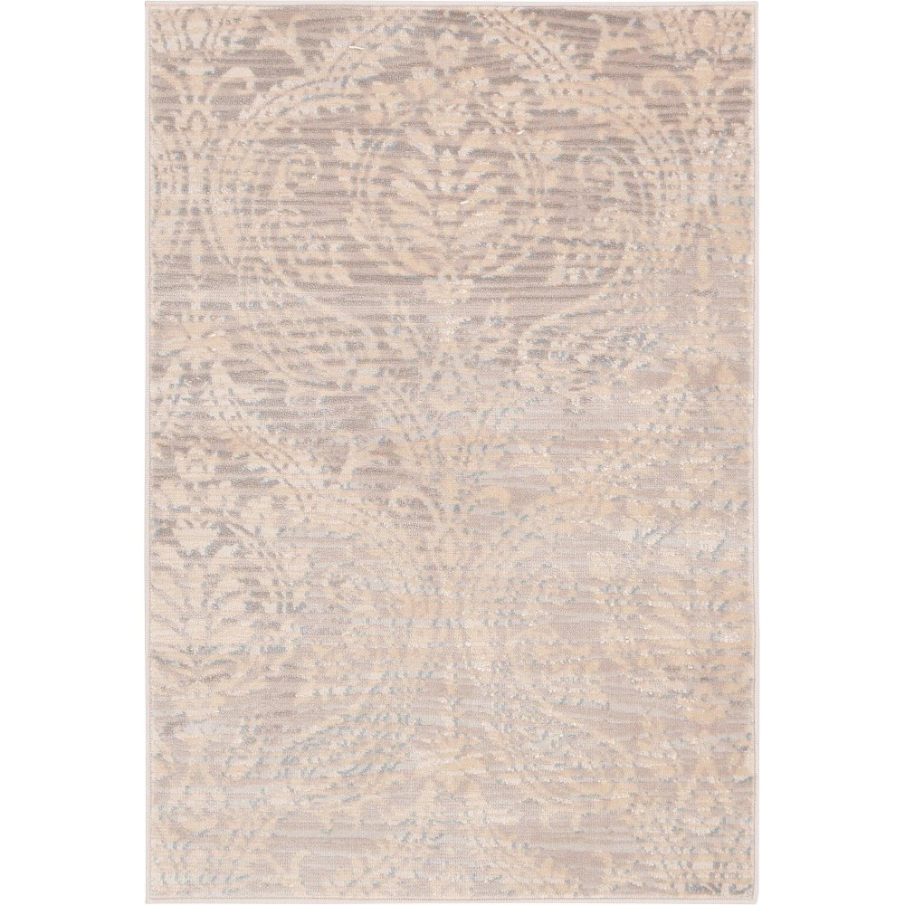 Rug Unique Loom Paris Taupe Rectangular 2' 2 x 3' 0