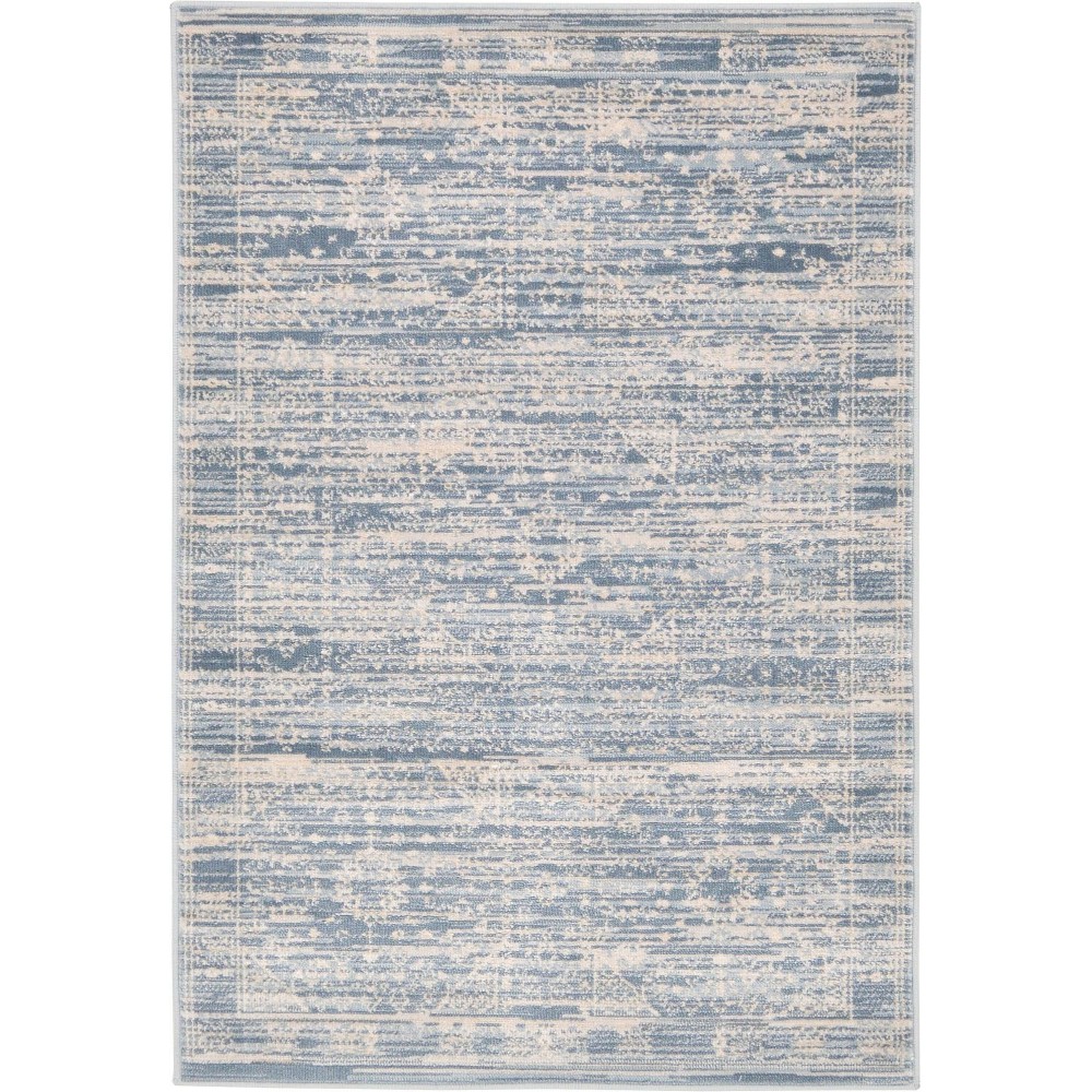 Rug Unique Loom Paris Blue Rectangular 2' 2 x 3' 0 Rug Unique Loom Paris Blue Rectangular 2' 2 x 3' 0