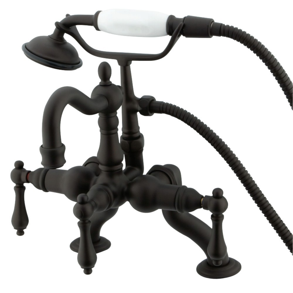 Kingston Brass Vintage Clawfoot Tub Faucet with Hand Shower, Oil Rubbed Bronze Kingston Brass Vintage Clawfoot Tub Faucet with Hand Shower, Oil Rubbed Bronze
