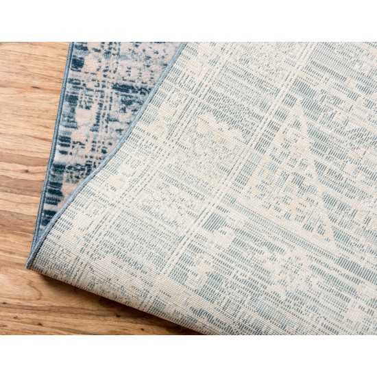 Rug Unique Loom Paris Blue Rectangular 2' 2 x 3' 0