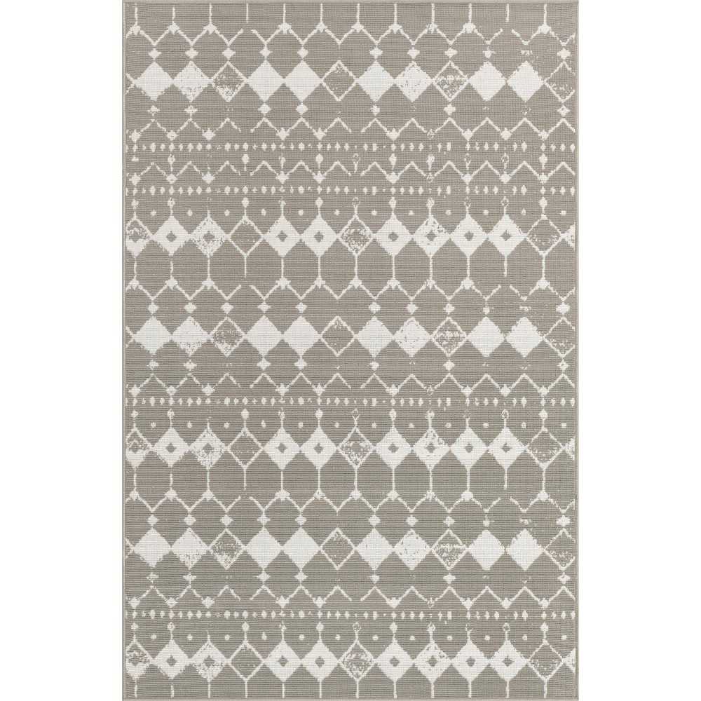 Rug Unique Loom Outdoor Trellis Gray Sample 1' 3 x 1' 3 Rug Unique Loom Outdoor Trellis Gray Sample 1' 3 x 1' 3