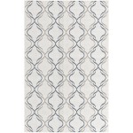 Rug Unique Loom Outdoor Trellis Ivory Sample 1' 3 x 1' 3