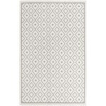 Rug Unique Loom Outdoor Trellis Ivory Sample 1' 3 x 1' 3